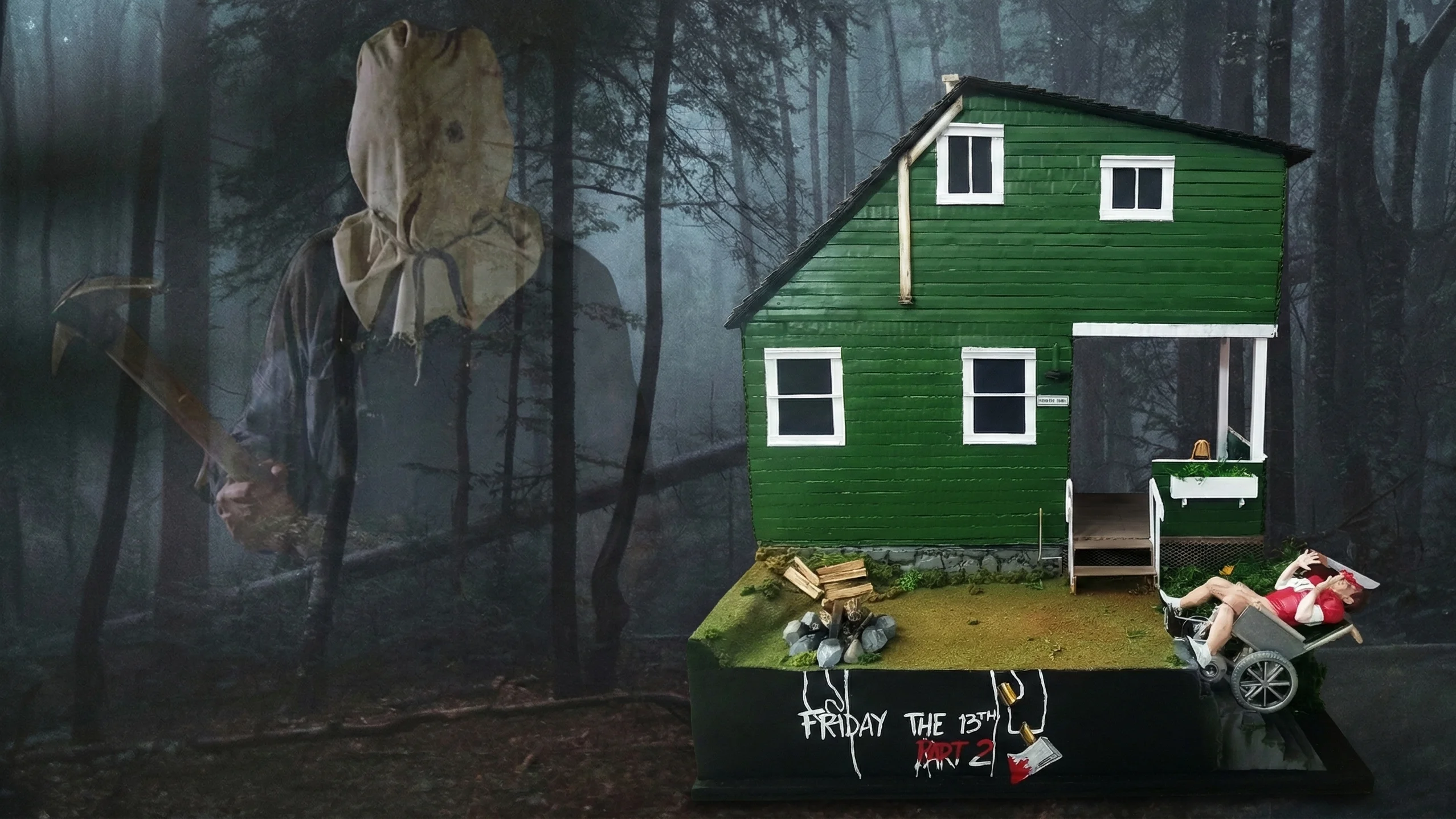 Friday The 13th Part 2 Packanack Diorama For 7 Inch Neca Figures thumbnail 9