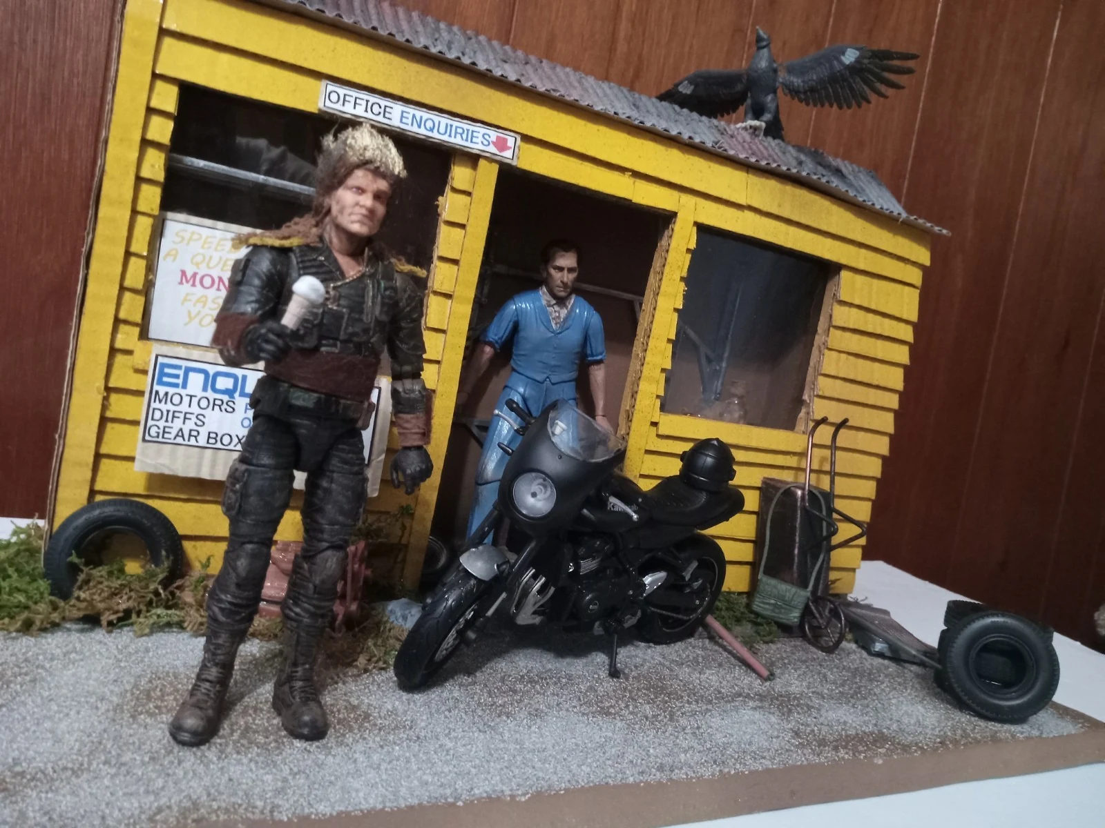 Mad Max Toecutter Custom Vehicle Diorama (1:64)