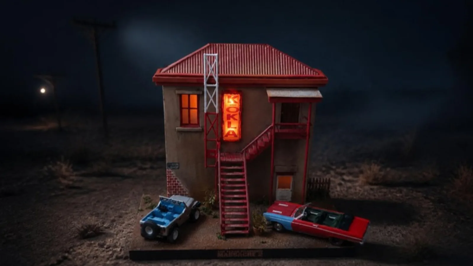 K-OKLA Radio Station Diorama
